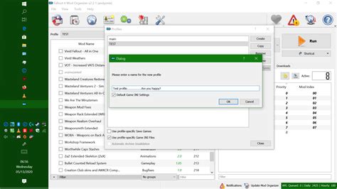 mod organizer 2.2.2.1.